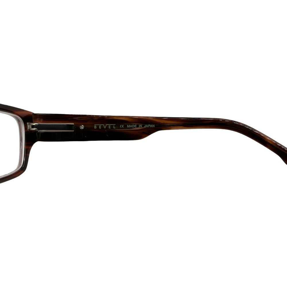 Bevel Get 2 Hell 3629 RD 54-17 Brown Tortoise Eyeglasses Japan - Picture 4 of 5